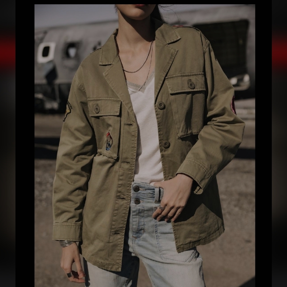 Utility Olive Green Women's Jacket